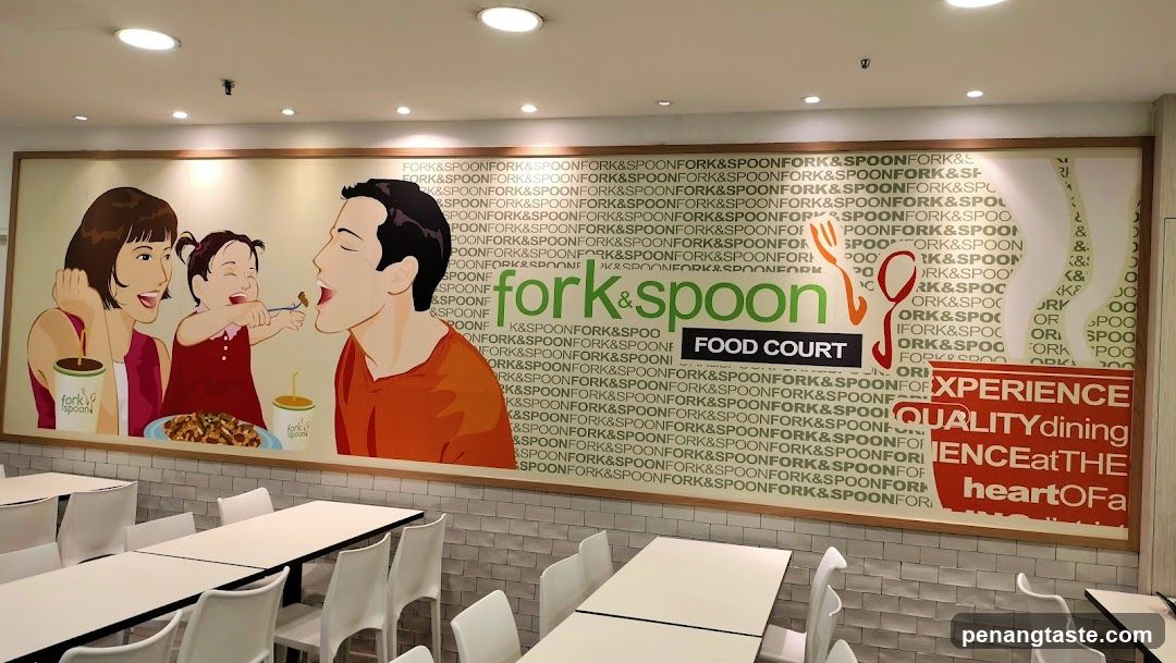 Fork & Spoon Food Court Mural
