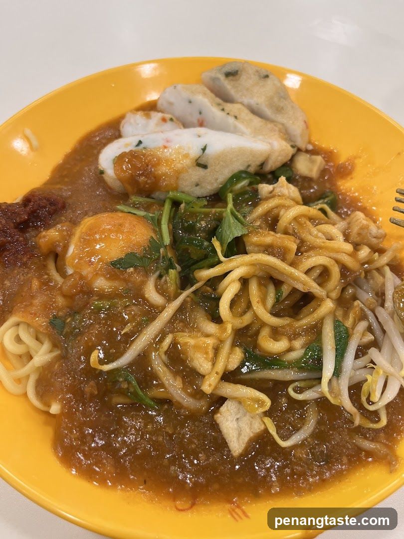 Noodle Dish with Curry Sauce