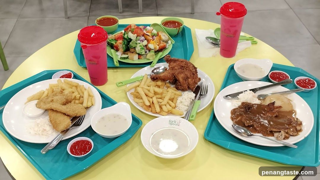 Food Spread on Table