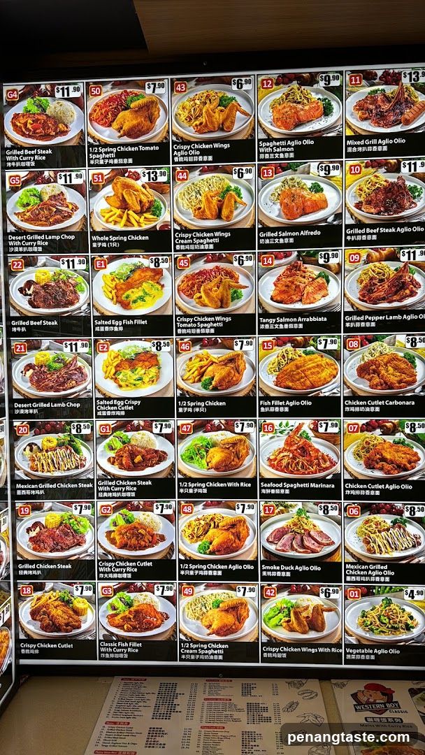 Western Bowl Menu Board
