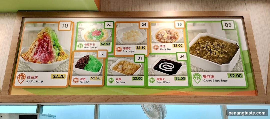 Dessert and Soup Menu Board