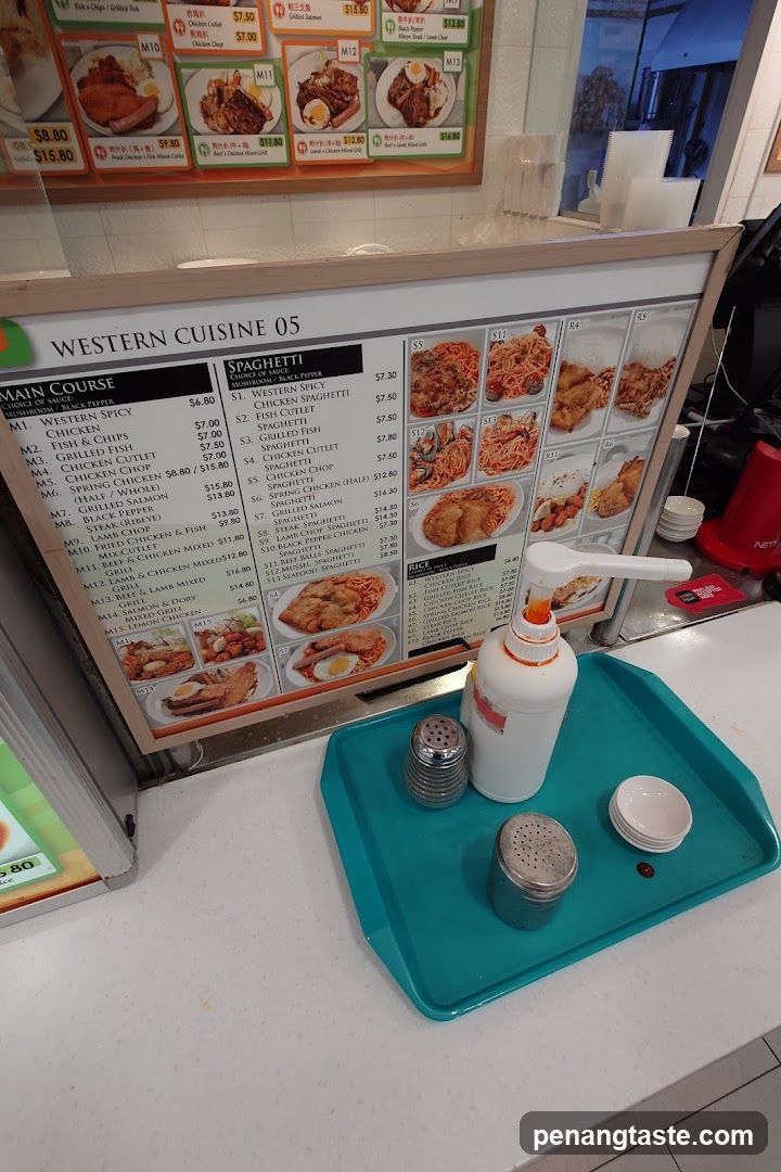 Western Cuisine Menu Board