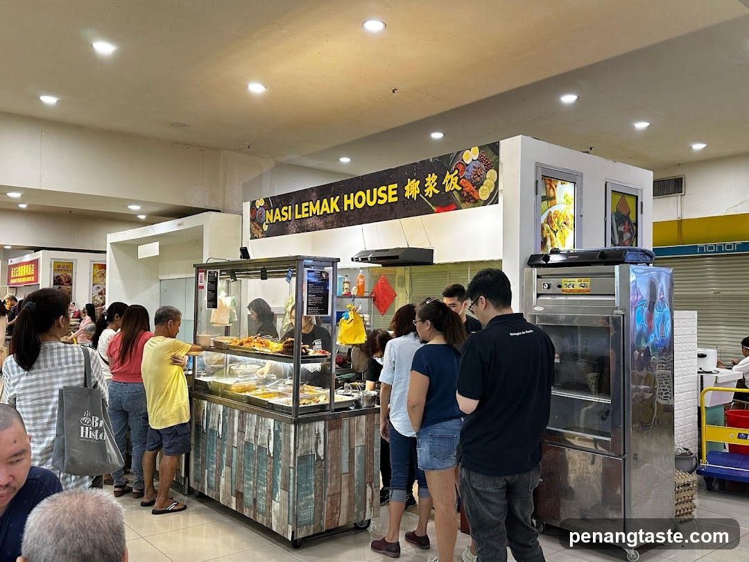 Nasi Lemak House food stall interior