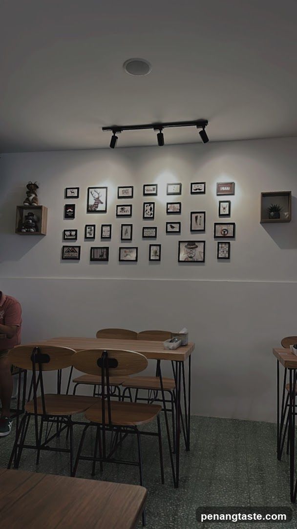 Interior of a café or restaurant