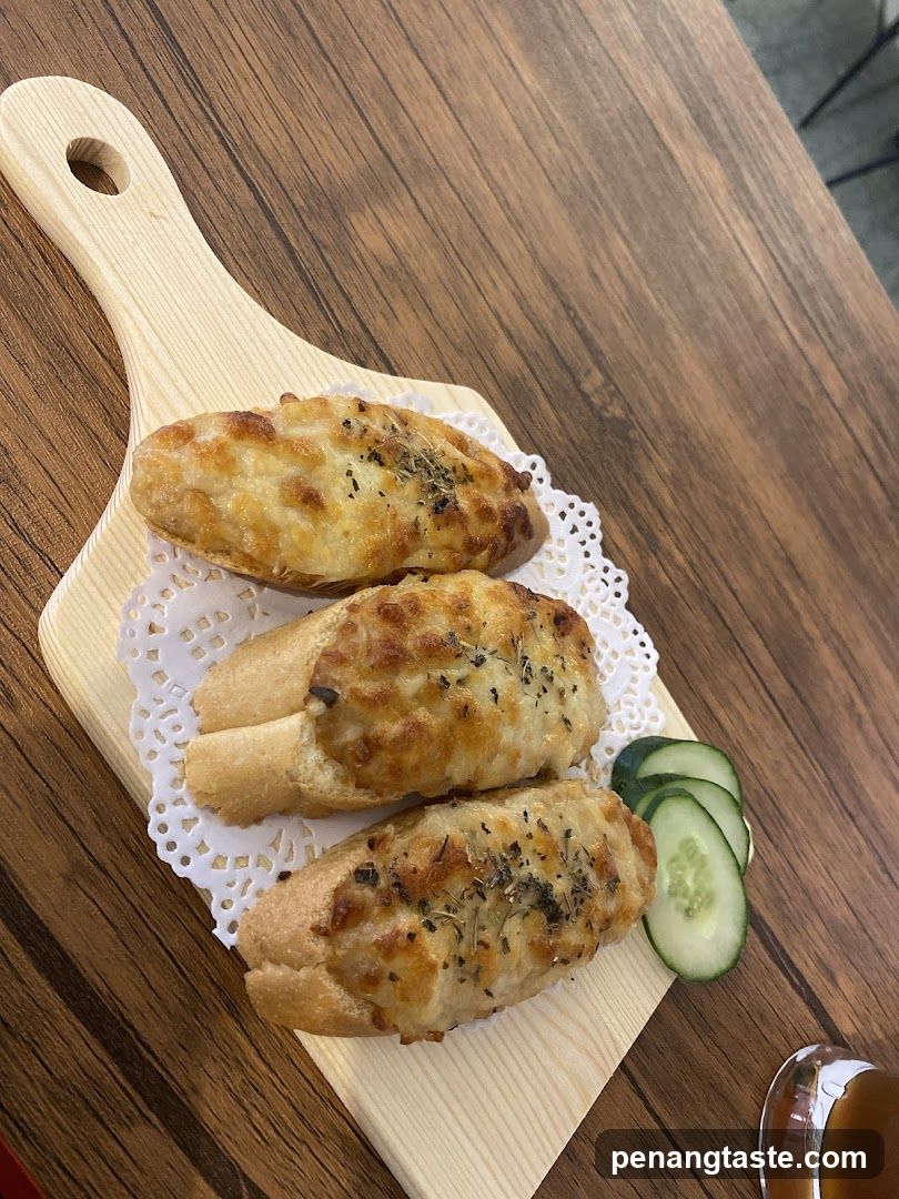 Bread Items on Wooden Board