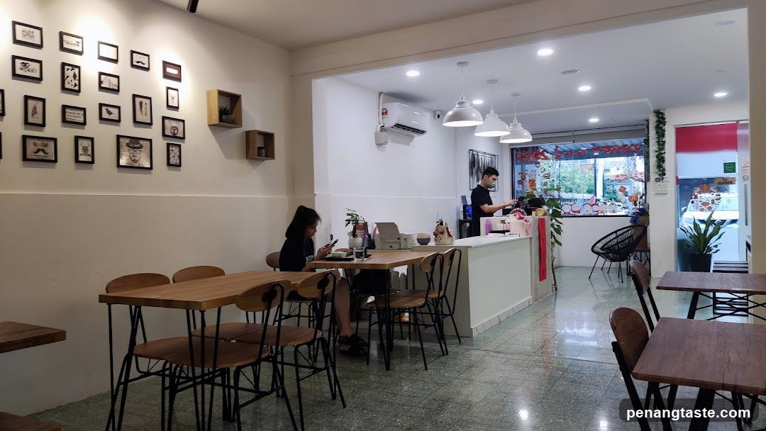 Interior of a café