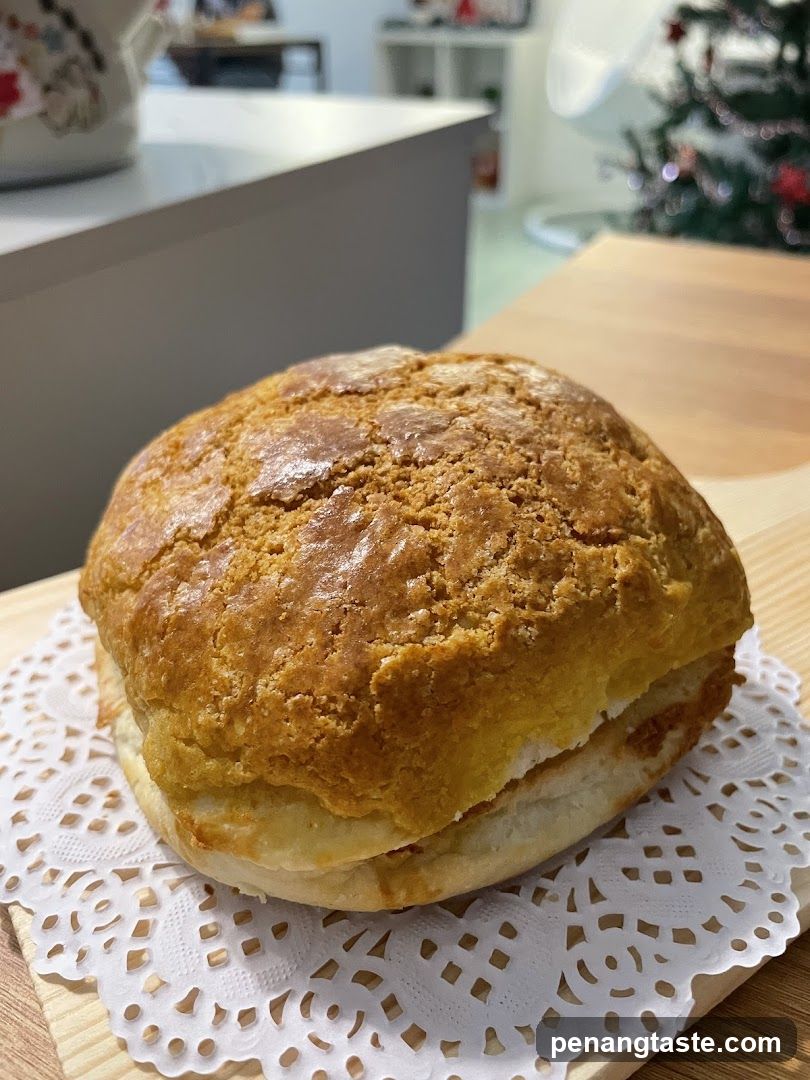 Baked Good on Wooden Surface