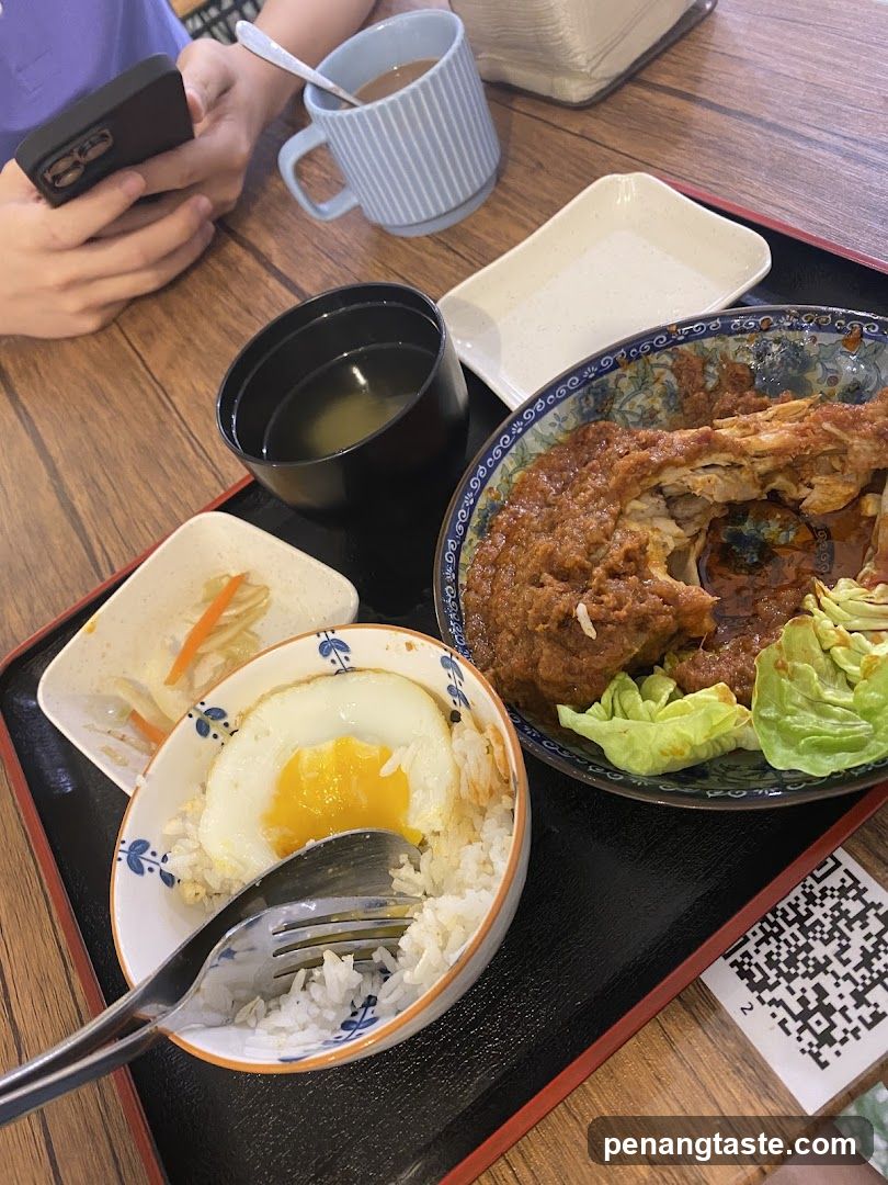 Dining Table with Food and Drink