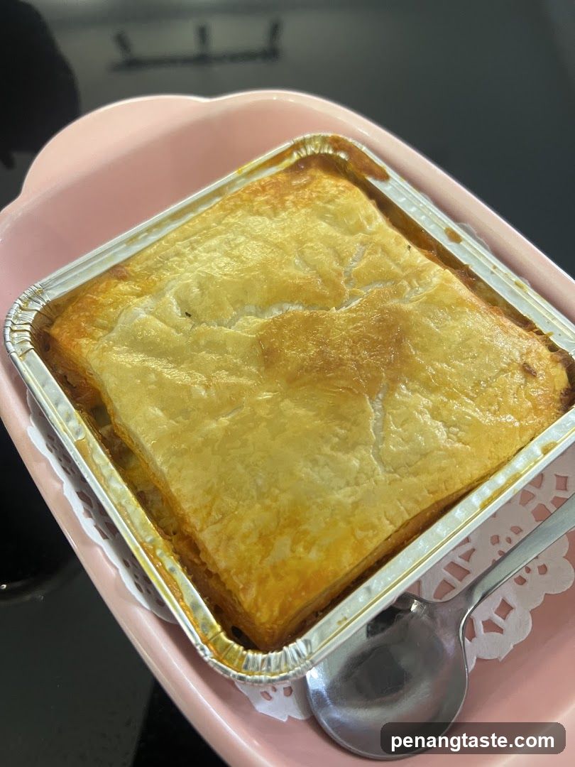 Food Item in Foil Container