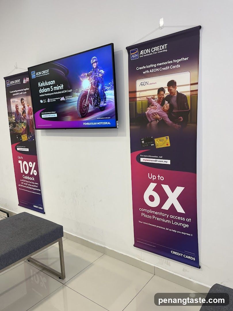 AEON CREDIT Promotional Displays