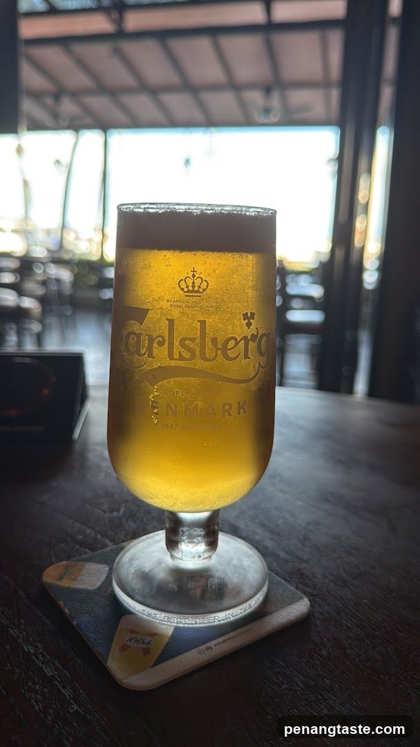 Beer Glass on Table