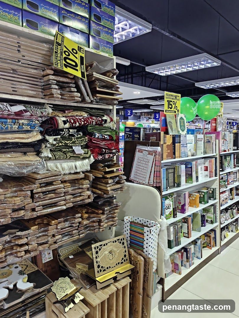 Store Interior with Religious Goods and Books