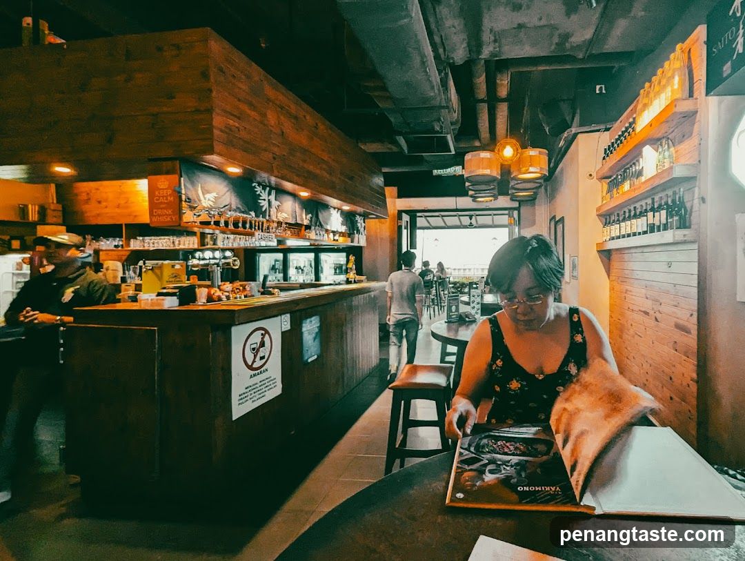 Interior of a bar or restaurant