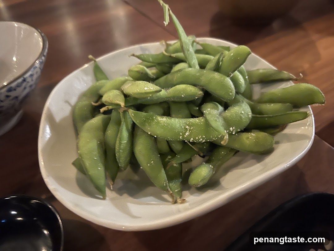 Edamame in a bowl