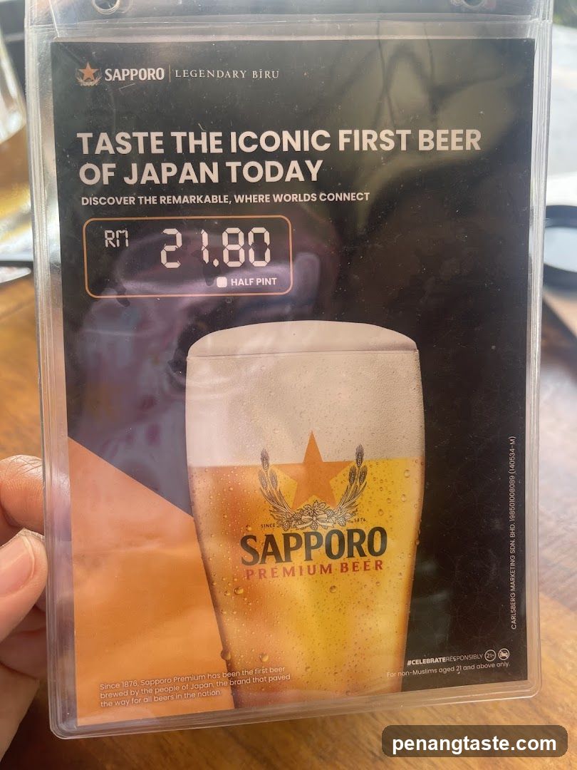 Sapporo Premium Beer Promotion Card