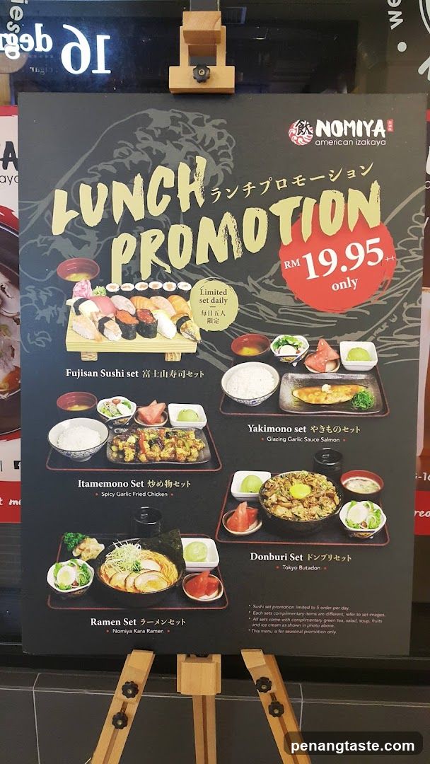 Lunch Promotion Menu Board