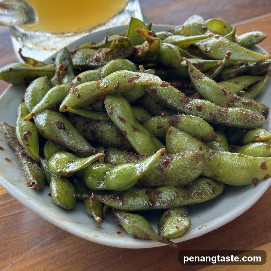 Edamame dish