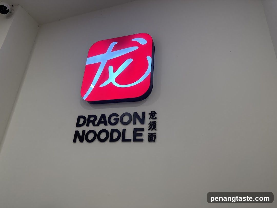 Dragon Noodle Signage