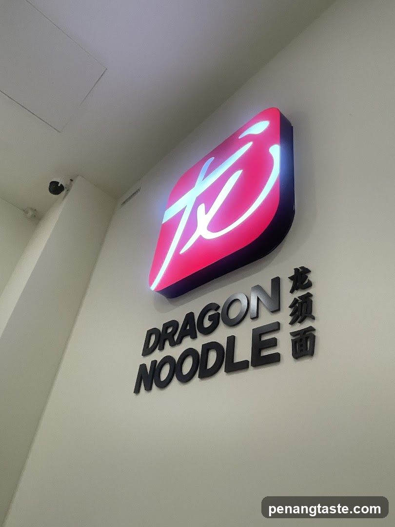 Dragon Noodle Signage