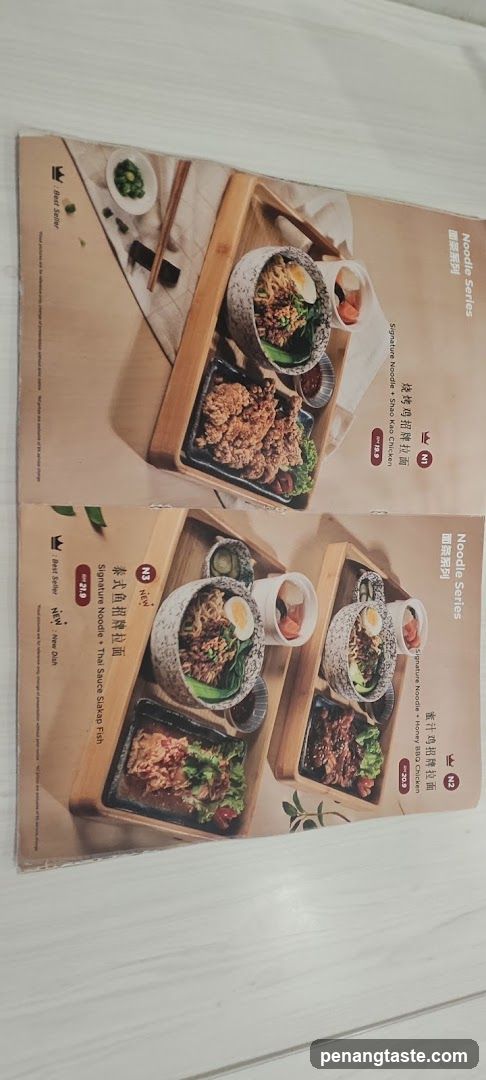 Noodle Series Menu Brochure