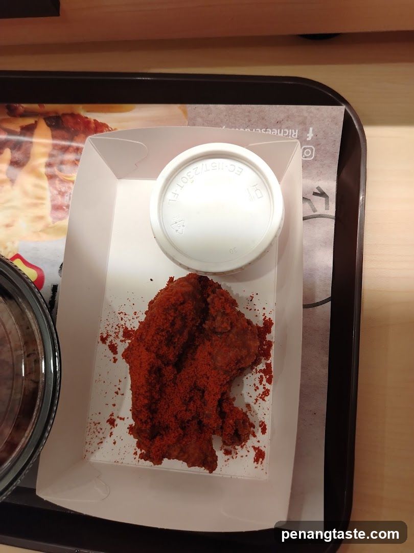 Food Item on Tray