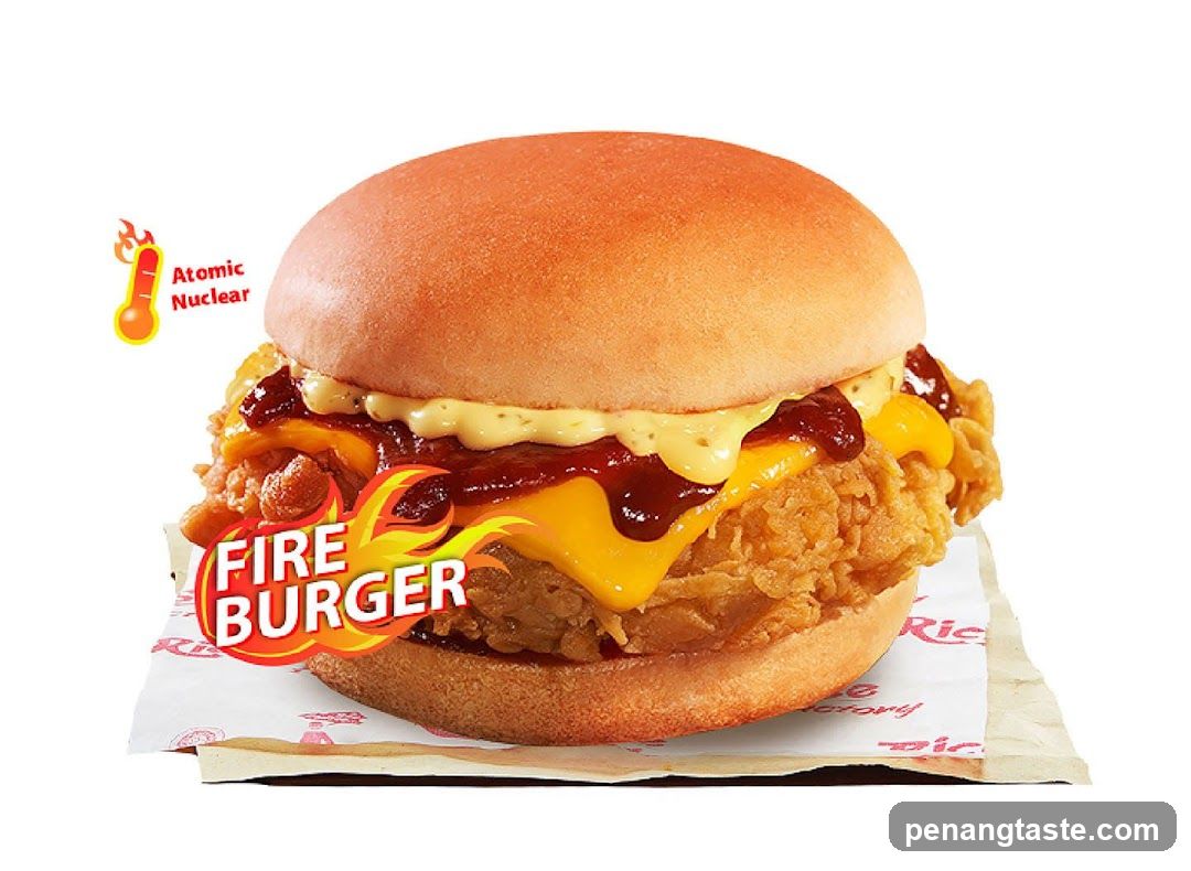 Fire Burger advertisement