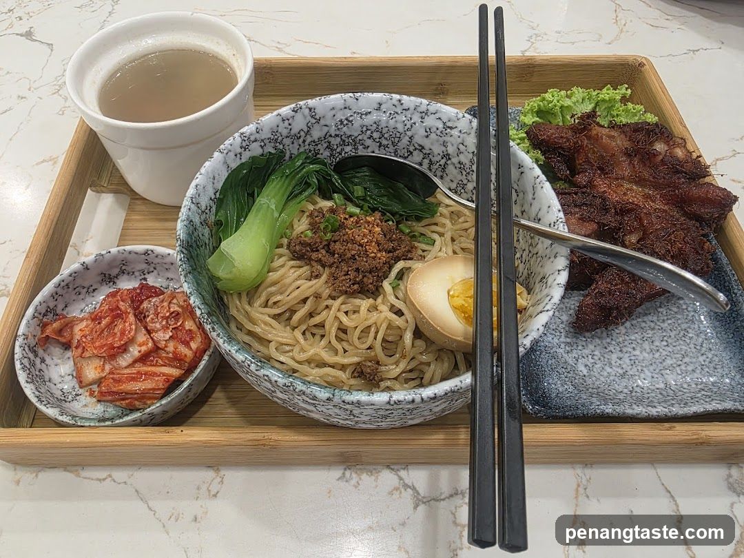 Food Presentation on Tray