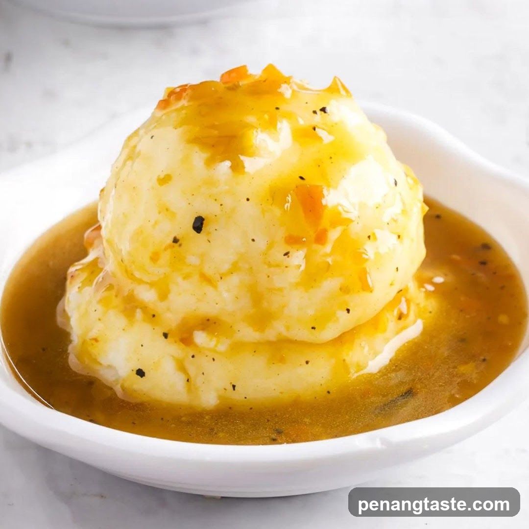Mashed Potatoes with Gravy