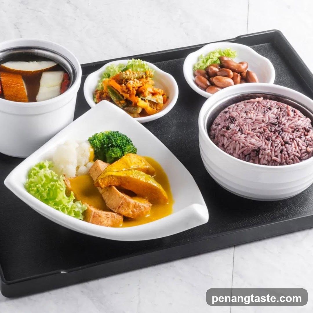 Meal Tray with Dishes