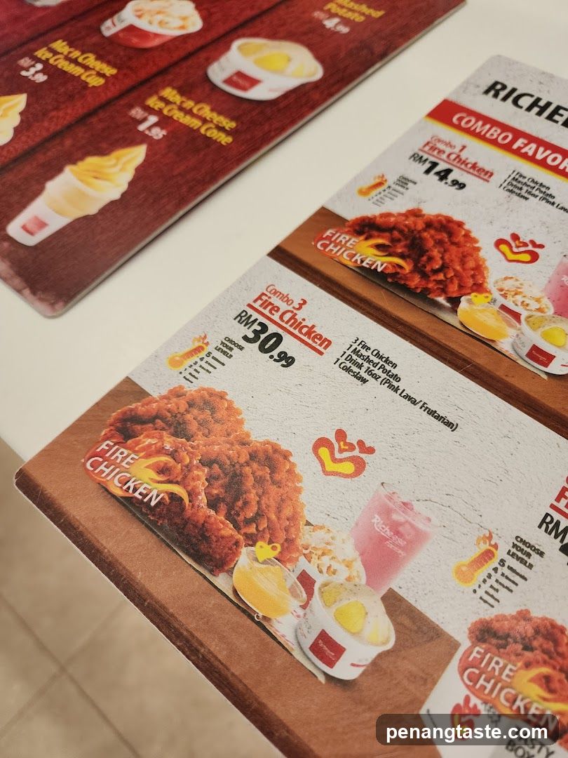 Restaurant Menu Printouts