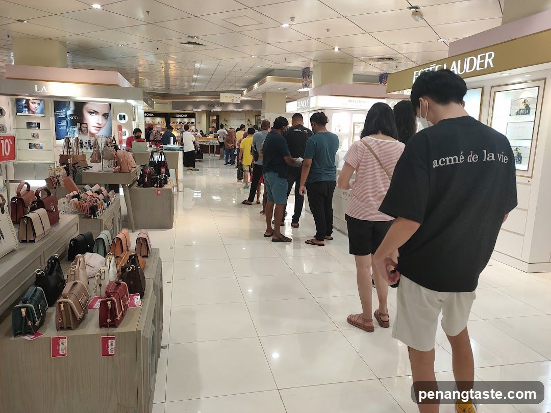 Interior of a shopping mall