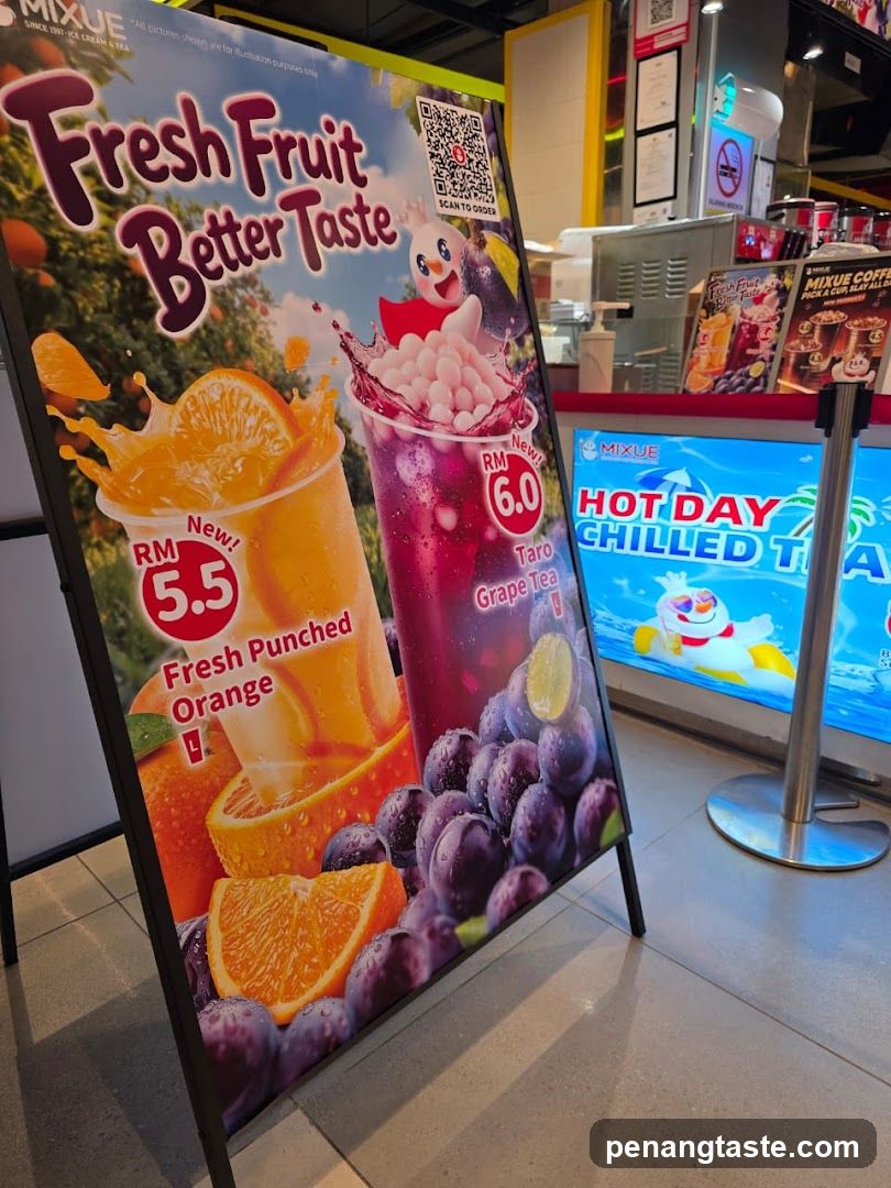 Mixue Beverage Stand Interior