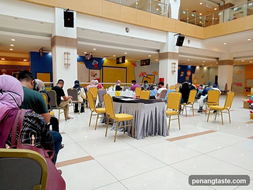 Indoor Gathering in Shopping Mall