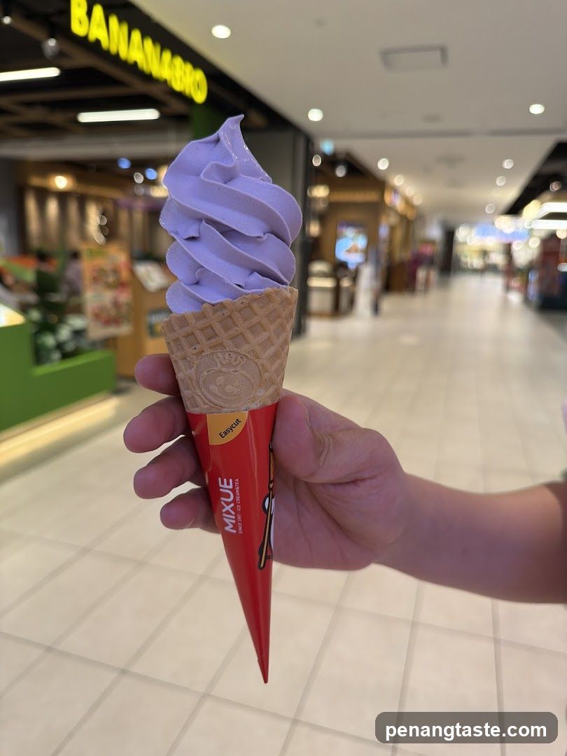 Ice Cream Cone in Mall
