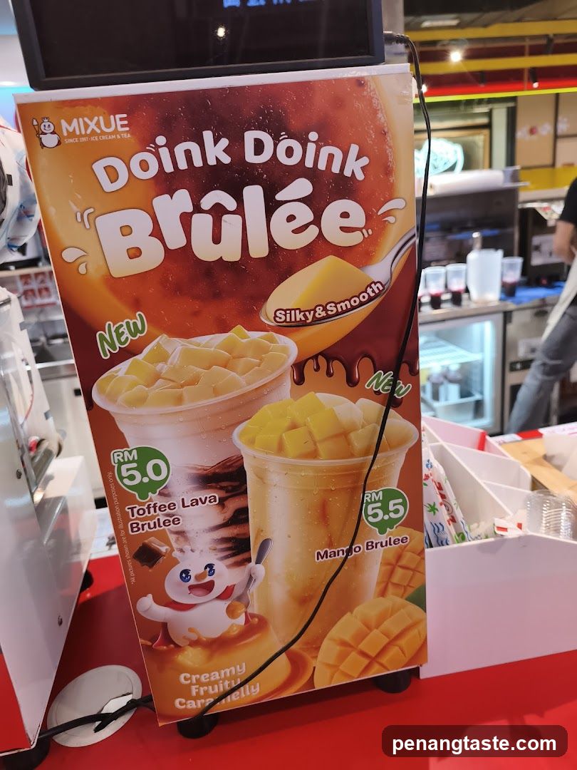 Doink Doink Brûlée Menu