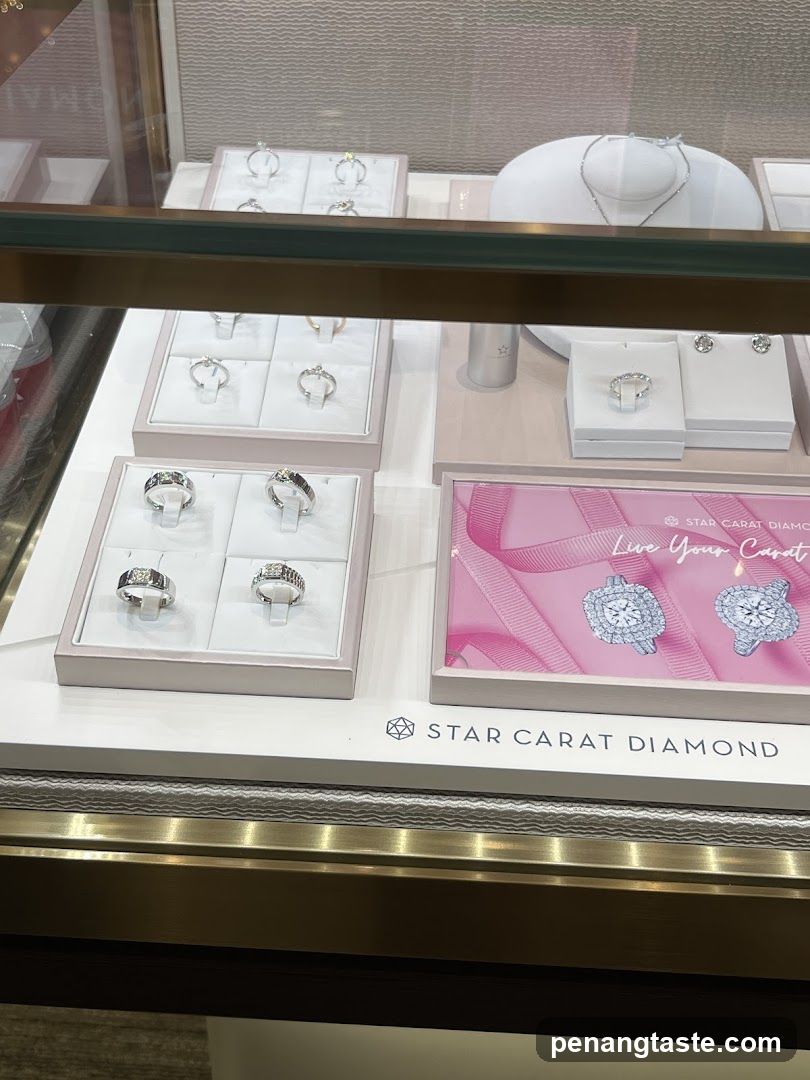 Star Carat Diamond Display Case