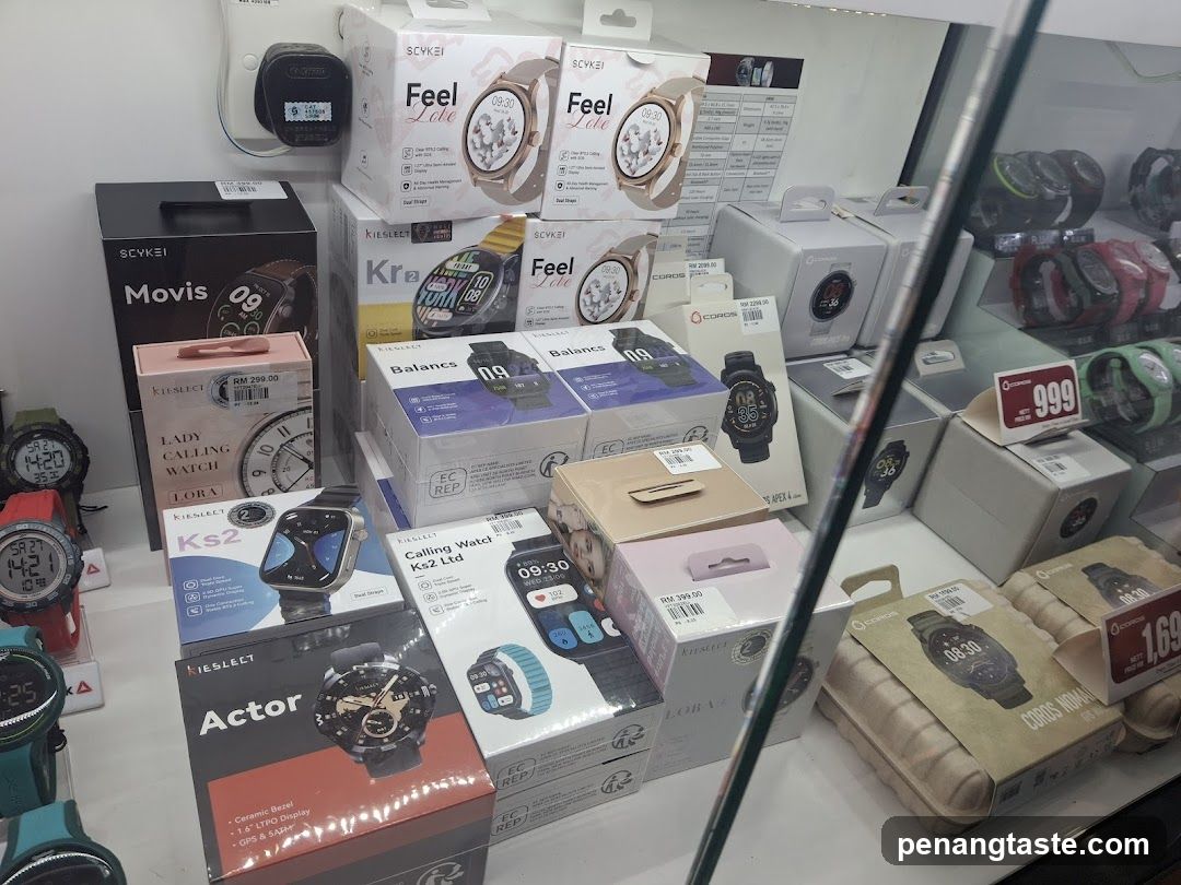 Store Display of Smartwatches