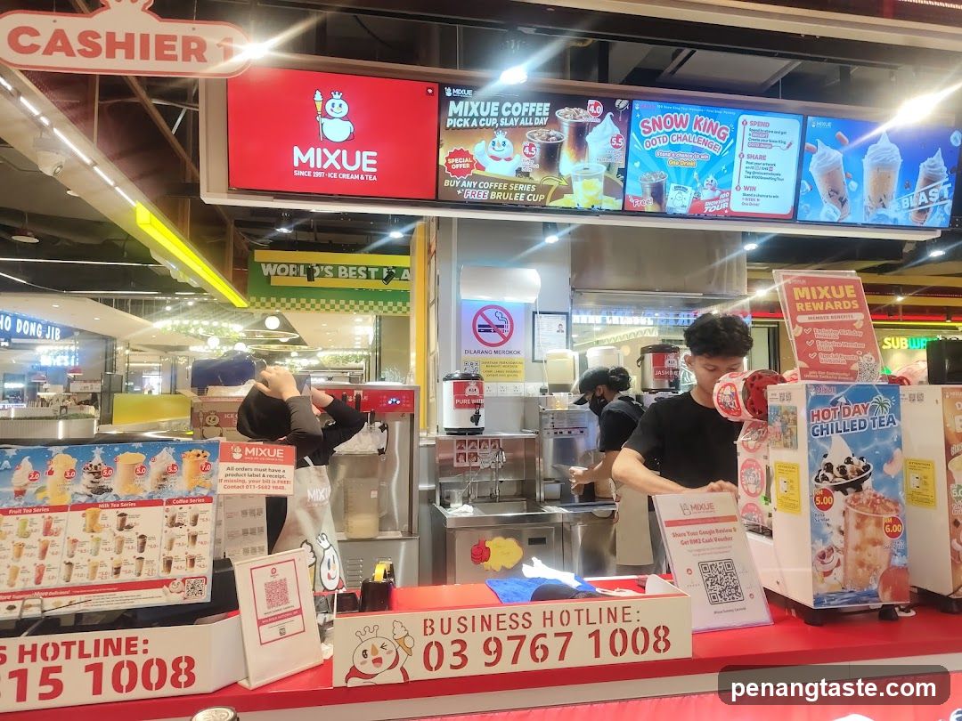 Mixue Ice Cream & Tea Shop Interior
