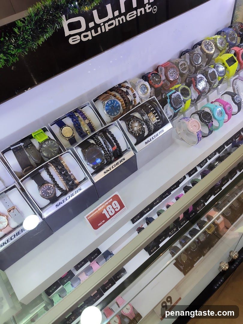 Watches Display in Retail Store