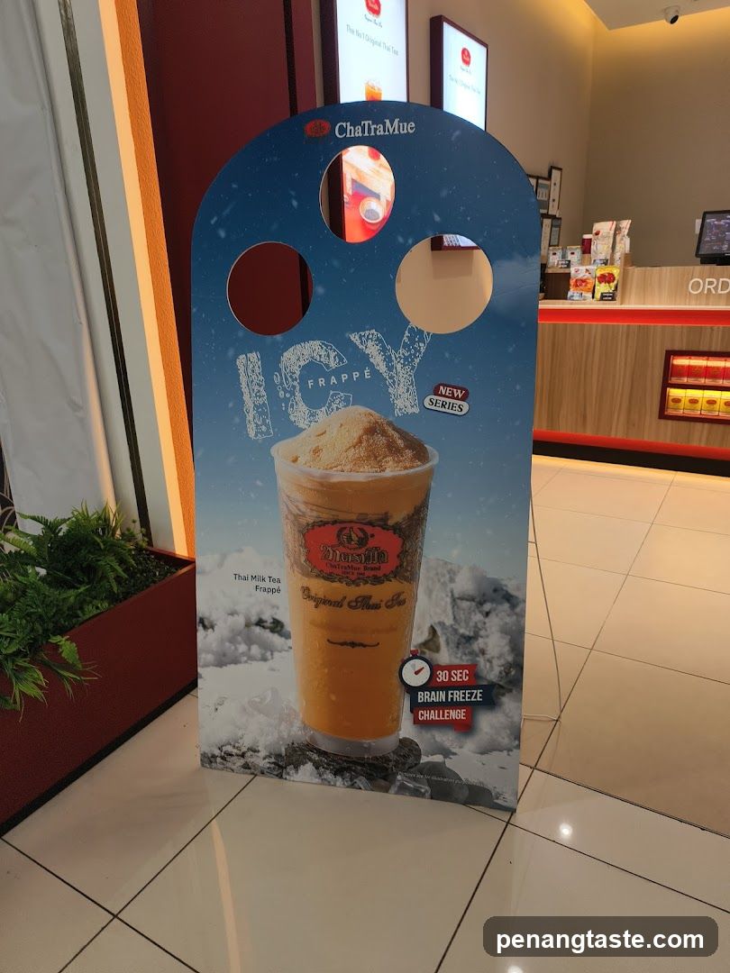 ChaTraMue Icy Frappé Promotion Stand