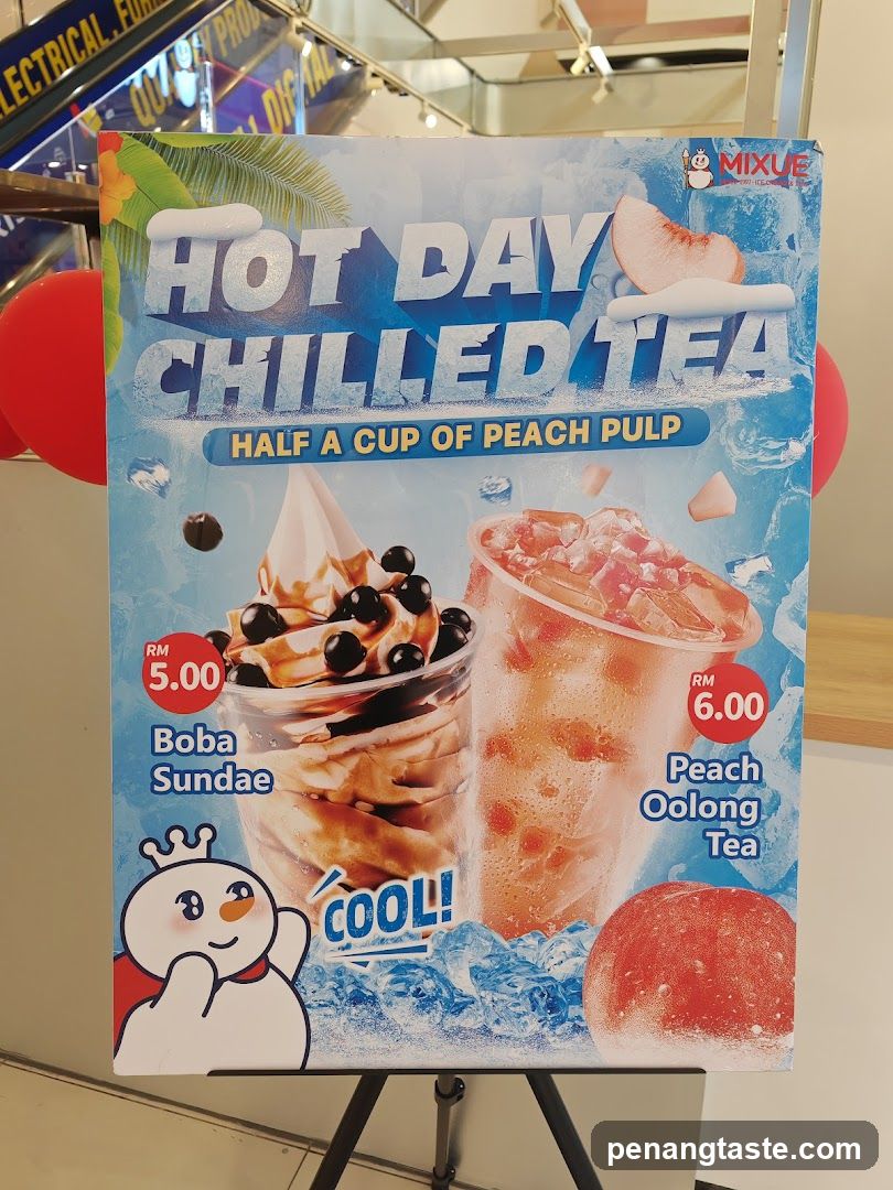 Promotional Poster for Mixue Tea