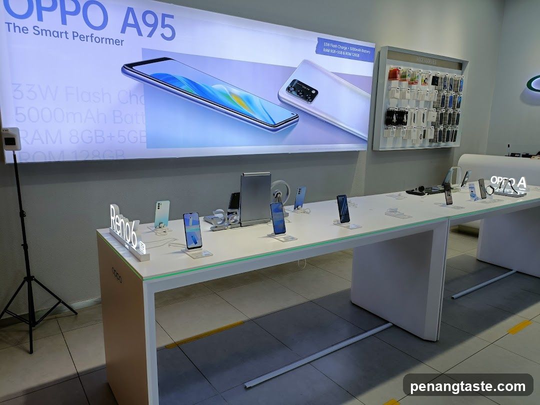 Oppo A95 Display Area