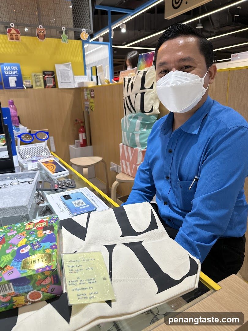 Store Interior with Staff and Merchandise