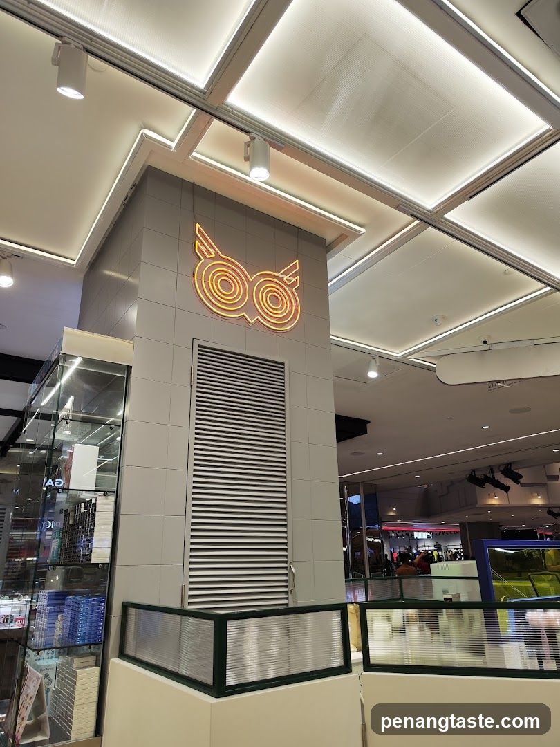Interior of a shopping mall