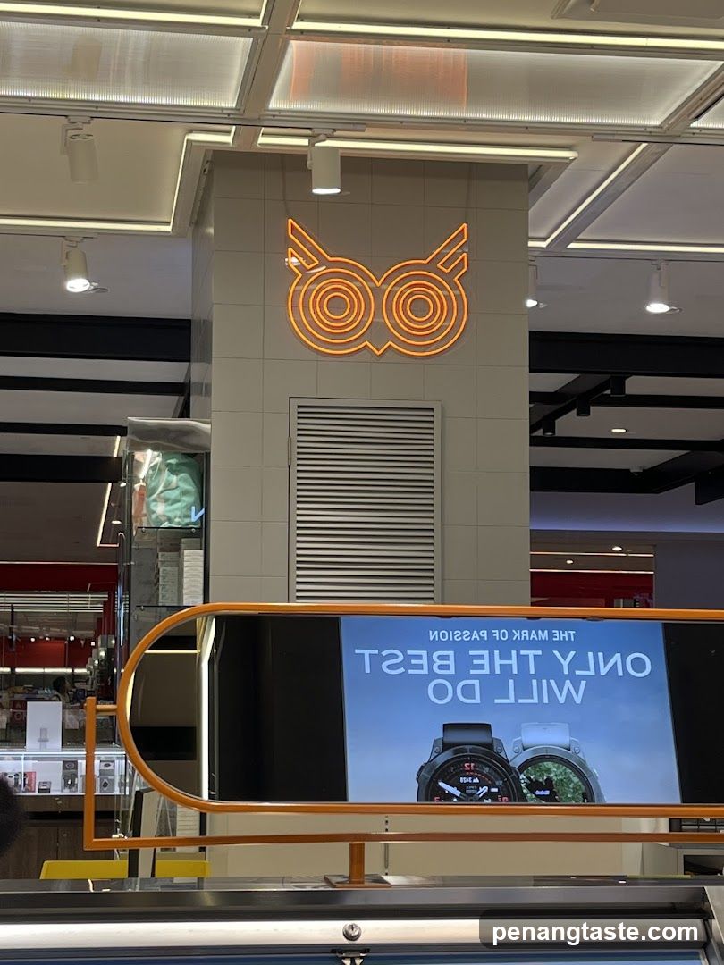 Interior Display with Brand Logo and Advertisement
