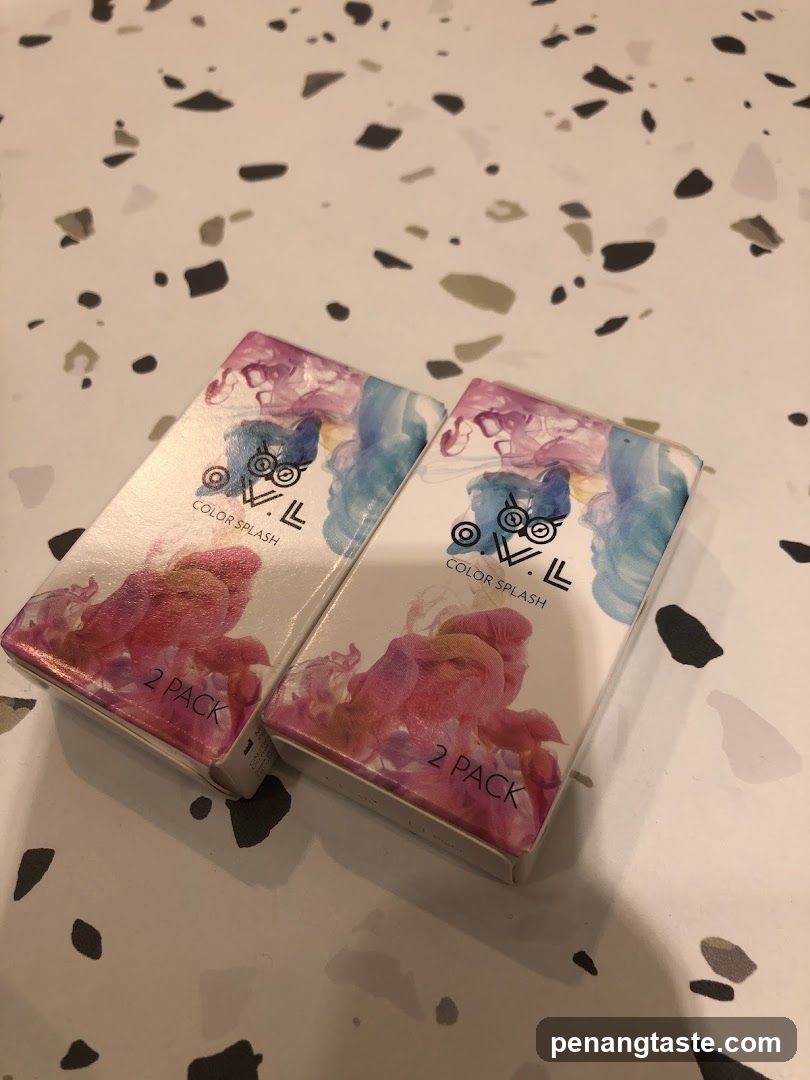 Color Splash Product Boxes