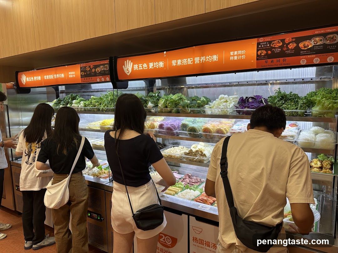 Food Selection Area