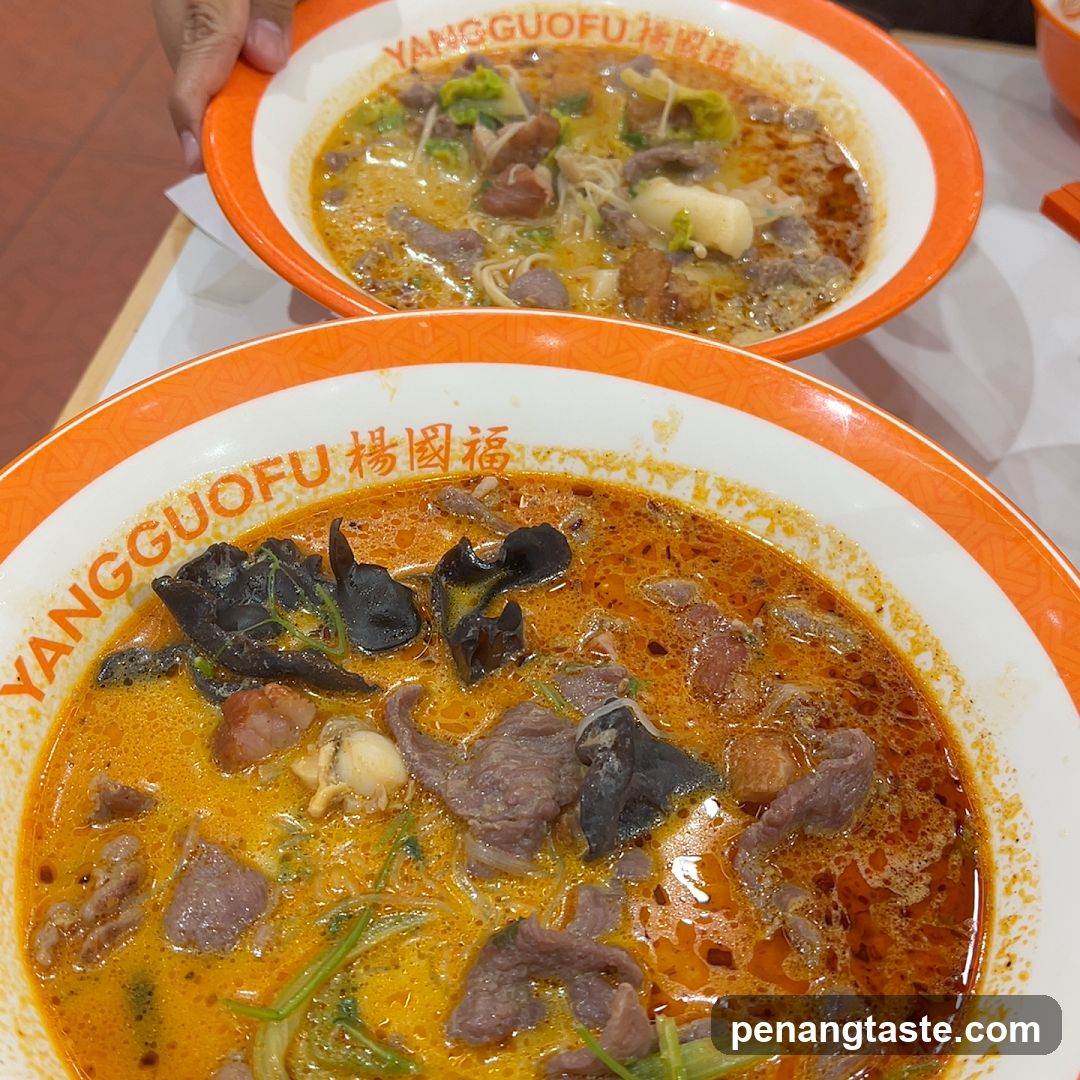 Food bowls at a restaurant