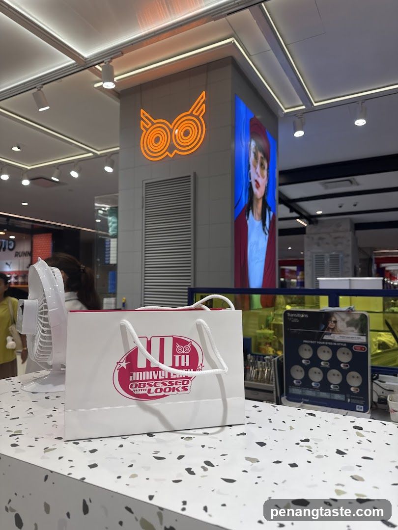 Interior Display with Shop Bag and Signage