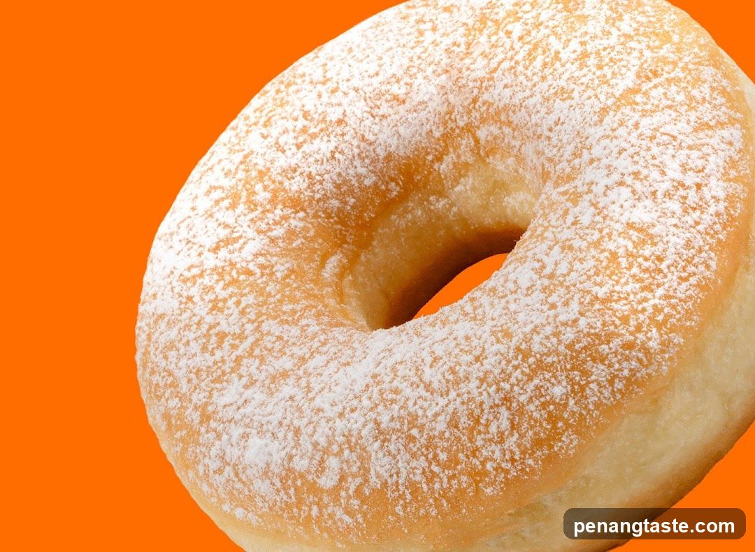 Donut with Powdered Sugar